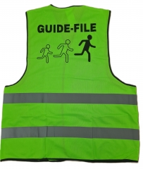 gilet guide file, patoutatis, évacuation